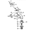 Ryobi 970R lowerboom & cutting head assembly diagram