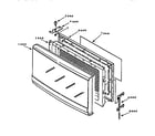 Kenmore 56589651590 door diagram