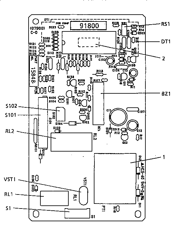 Power and control circuit board