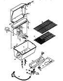 Grill and burner section