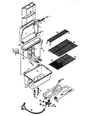 Grill and burner section