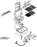 Grill and burner section