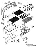 Grill and burner section