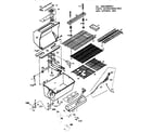 Kenmore 920158111 grill and burner section diagram