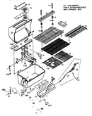 Grill and burner section