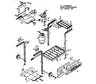 Kenmore 920158111 deluxe cart with side burner diagram