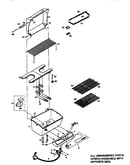 Grill and burner section