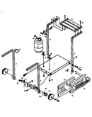Deluxe cart with side burner