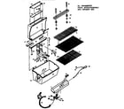 Kenmore 920155032 grill and burner section diagram