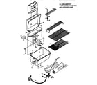 Kenmore 920104922 grill and burner section diagram