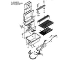 Kenmore 920104930 grill and burner section diagram