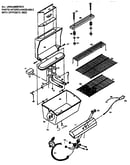 Grill and burner section