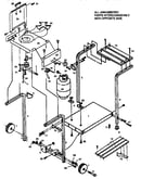 Deluxe cart with side burner
