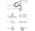 Eureka 6866A attachment parts diagram