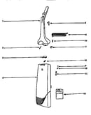 Handle and bag housing