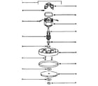 Eureka 274A motor assembly diagram