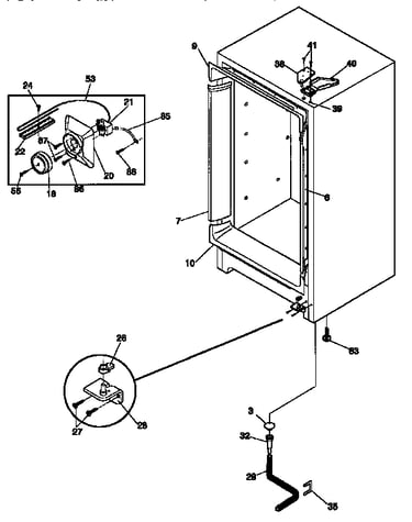 Cabinet/control/shelves