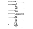 Eureka 2829A unit parts diagram