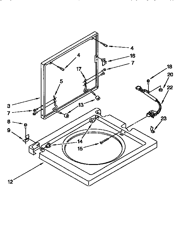 Washer top and lid