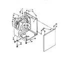 Kenmore 11098575810 washer cabinet diagram