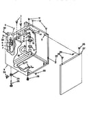 Washer cabinet