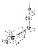 Brake,clutch,gearcase,motor&pump