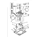 Kenmore 11098575110 machine base diagram
