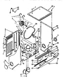 Dryer cabinet and motor