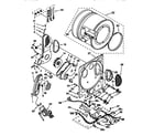 Kenmore 11099575110 dryer bulkhead diagram