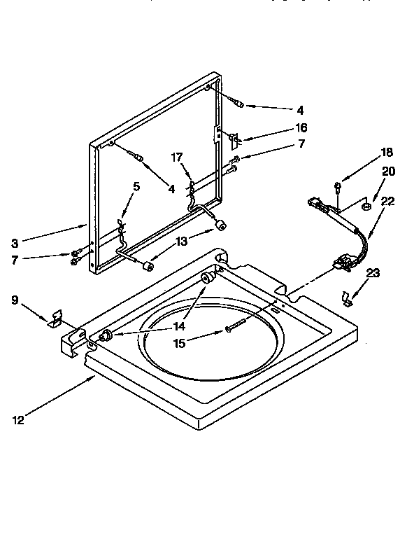 Washer top and lid
