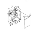 Kenmore 11099575110 washer cabinet diagram