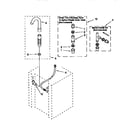 Kenmore 11099575110 washer water system diagram