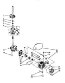 Brake,clutch,gearcase,motor&pump