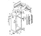 Kenmore 2539758380 cabinet parts diagram