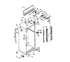 Kenmore 2539658440 cabinet parts diagram