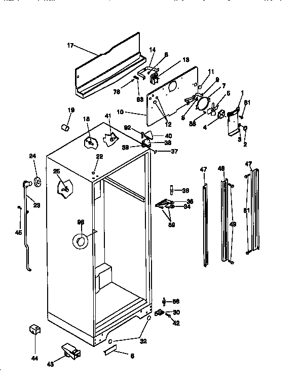 Cabinet parts