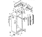 Kenmore 2539658480 cabinet parts diagram
