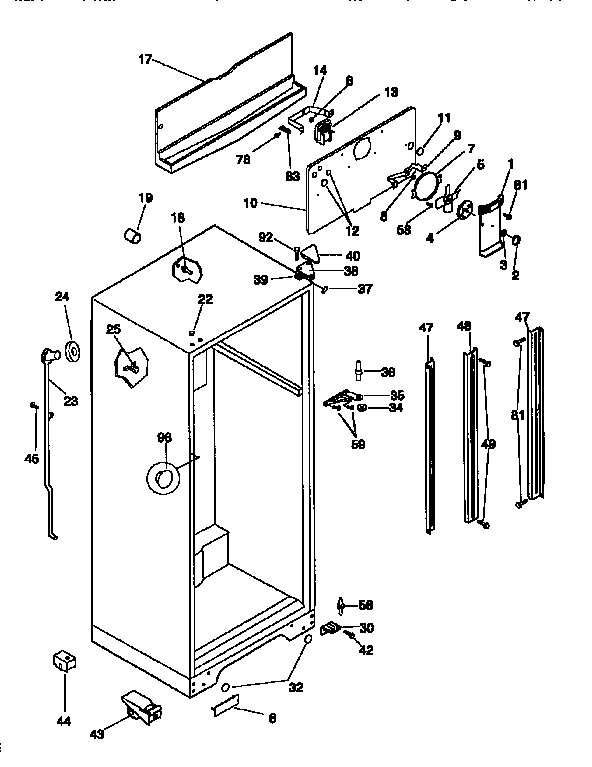 CABINET PARTS