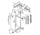 Kenmore 2539348440 cabinet parts diagram