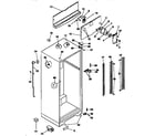 Kenmore 2539658410 cabinet parts diagram