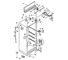 Kenmore 2539346720 cabinet parts diagram