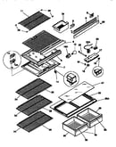 Separator and shelves