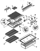 Separator and shelves