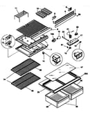 Separator and shelves