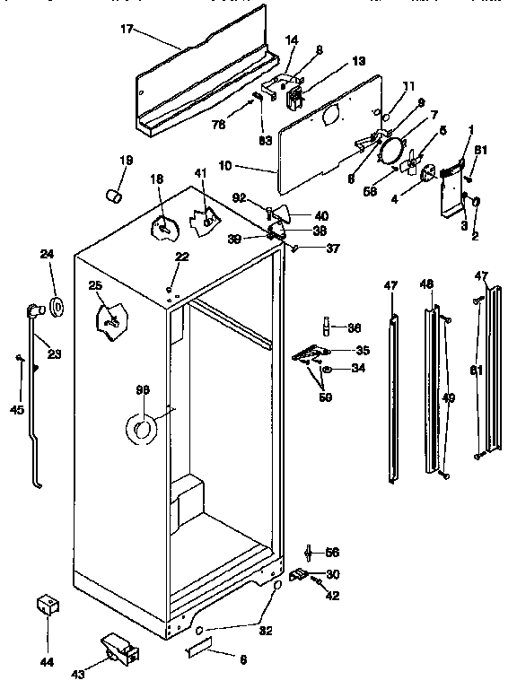 CABINET PARTS