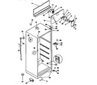 Kenmore 2539345110 cabinet parts diagram