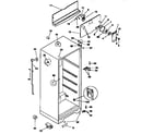 Kenmore 2539345110 cabinet parts diagram