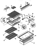 Separator and shelves