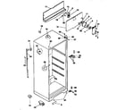 Kenmore 2539343080 cabinet parts diagram