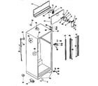 Kenmore 2539348780 cabinet parts diagram